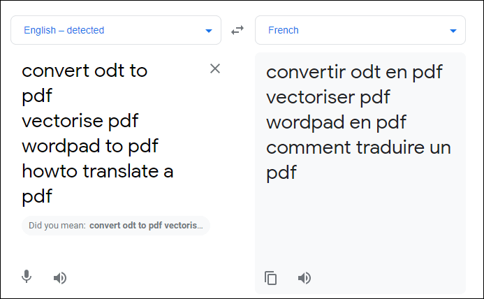 translate text