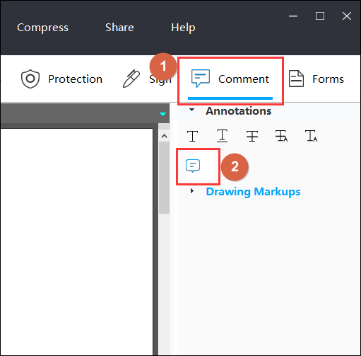 How to annotate PDF