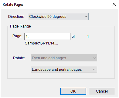 change orientation of pdf pages